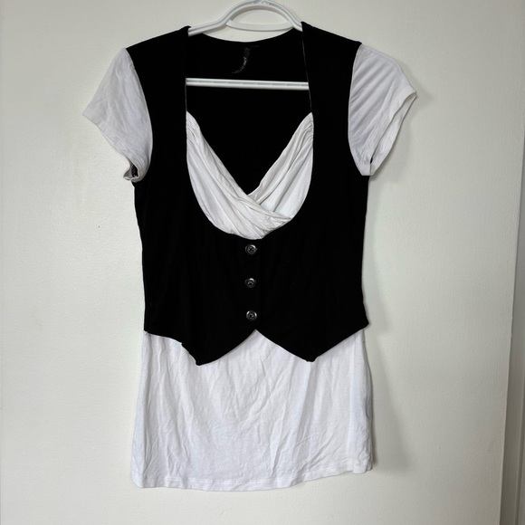 ✨Zone Choc Graphic Vest Top - Fits Small - Picture 1 of 4